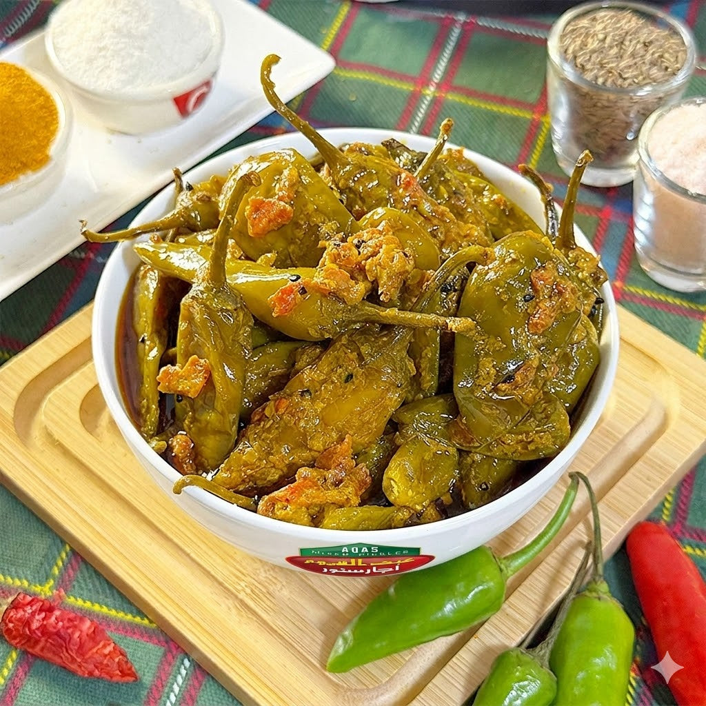 Green Chilli Pickle 1000G   ہری مرچ کا اچار