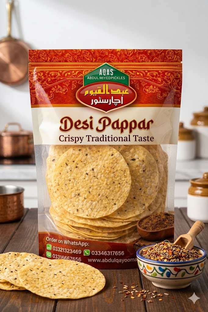 Shikarpuri Desi Pappar – شکارپوری دیسی پاپڑ